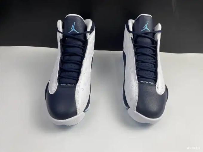 1st Kicks Shoes Jordan Dark Blue 13 Air 414571-144 Powder 0624